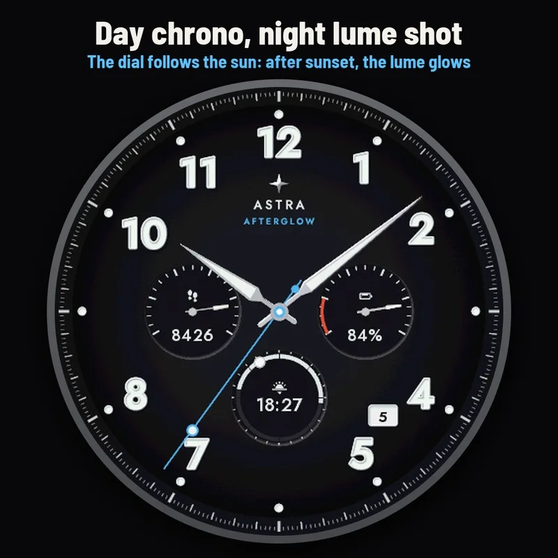 Astra Afterglow watch face, gallery image 2