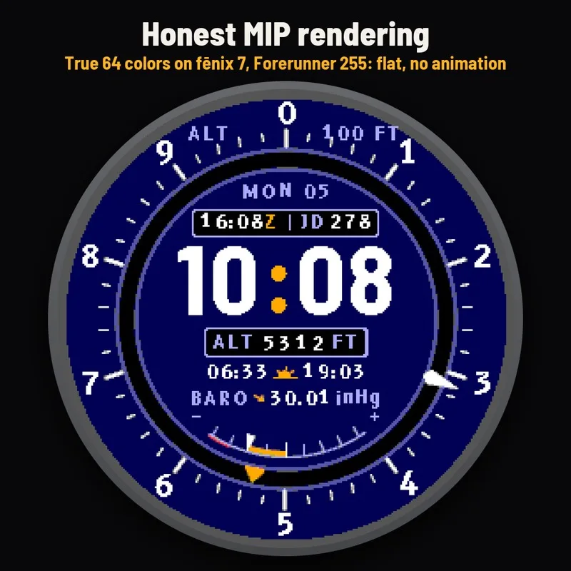 Astra Altimeter watch face, gallery image 5