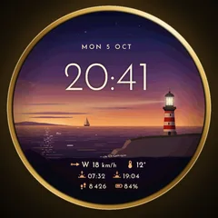 Astra Beacon watch face preview