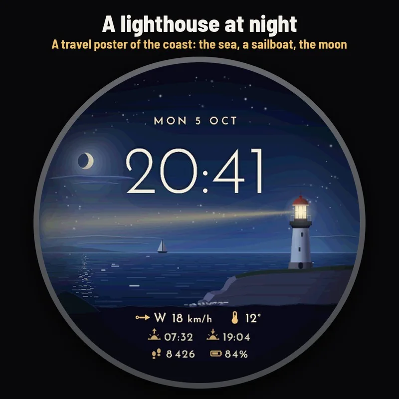 Astra Beacon watch face, gallery image 1
