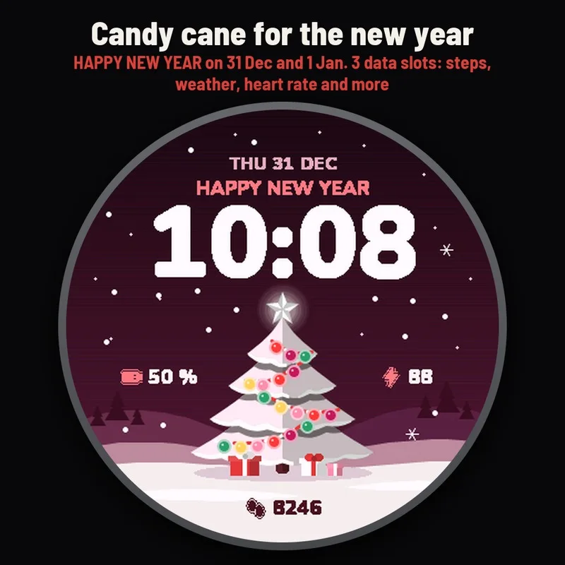 Astra Christmas watch face, gallery image 4
