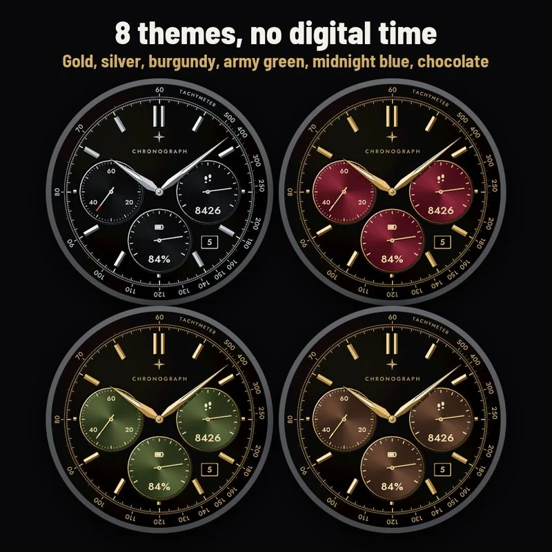 Astra Chrono Noir Zifferblatt, Galeriebild 4