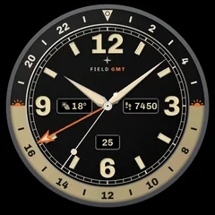 Astra Field GMT watch face preview