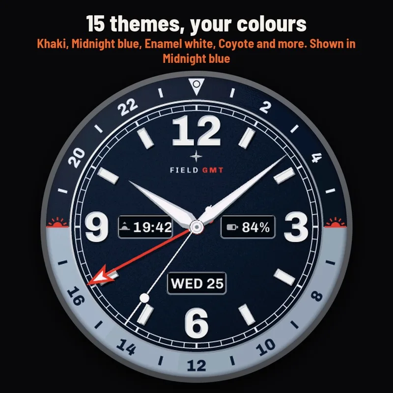 Astra Field GMT watch face, gallery image 2