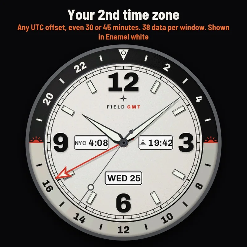 Astra Field GMT watch face, gallery image 3