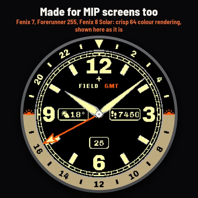 Astra Field GMT watch face, gallery image 4