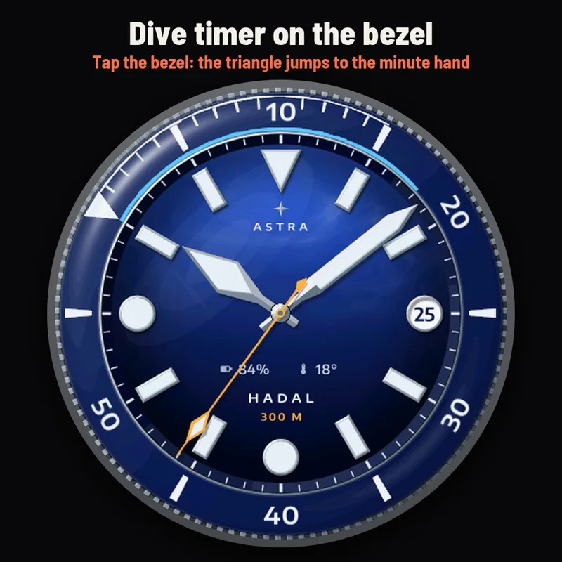 Astra Hadal watch face, gallery image 3