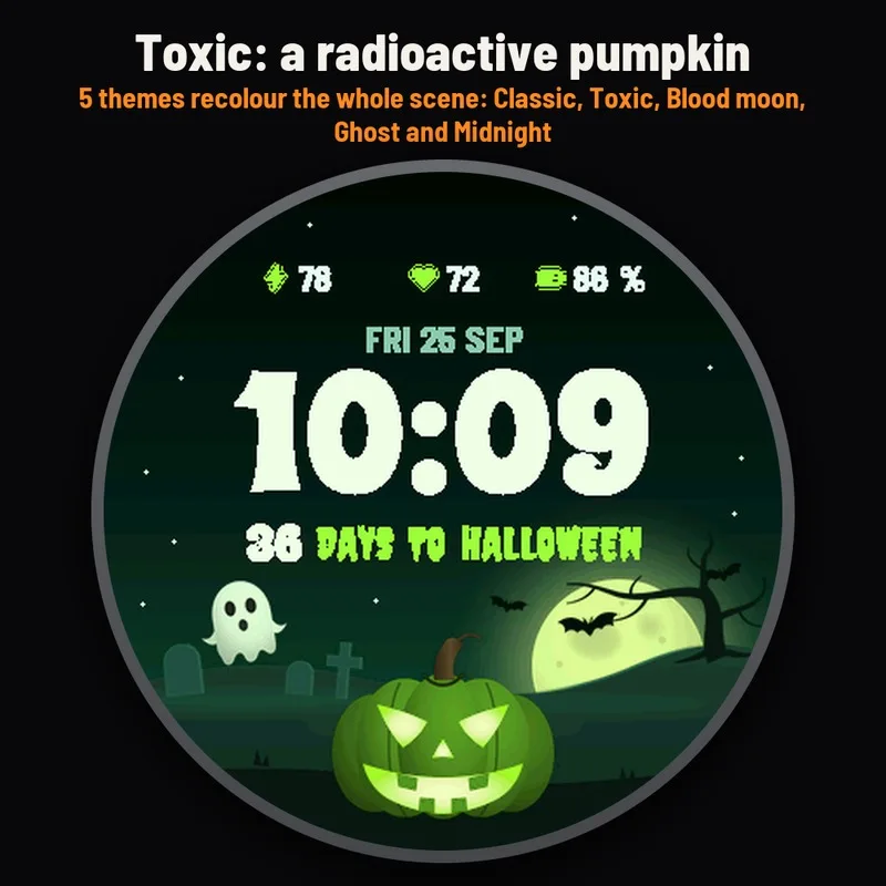 Astra Halloween watch face, gallery image 2