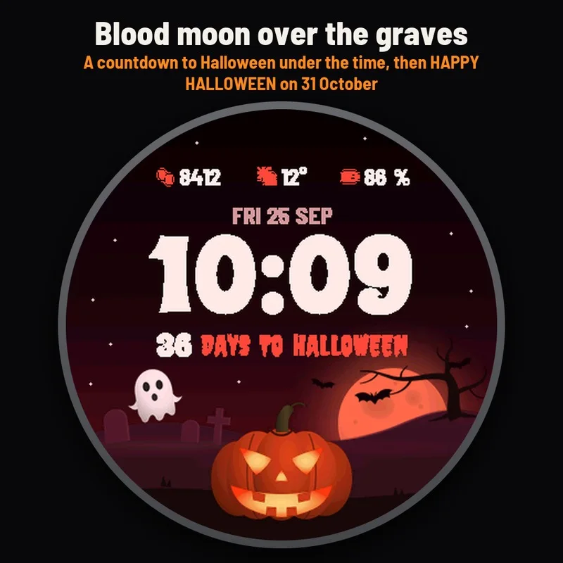 Astra Halloween watch face, gallery image 3
