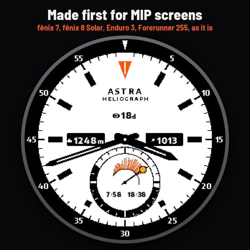 Astra Heliograph watch face, gallery image 3