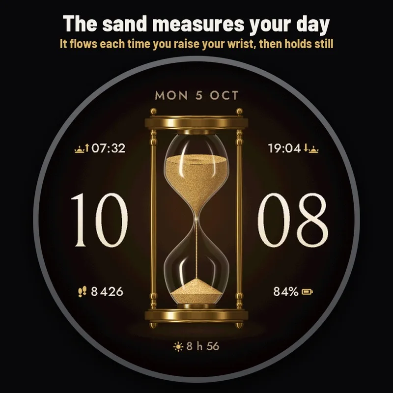 Astra Hourglass watch face, gallery image 1