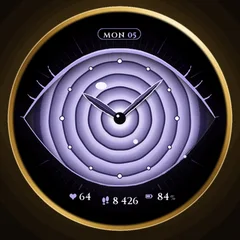 Astra Hypnotic Eye watch face preview