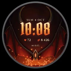 Astra Inferno watch face preview