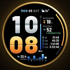Astra Kelvin Run watch face preview