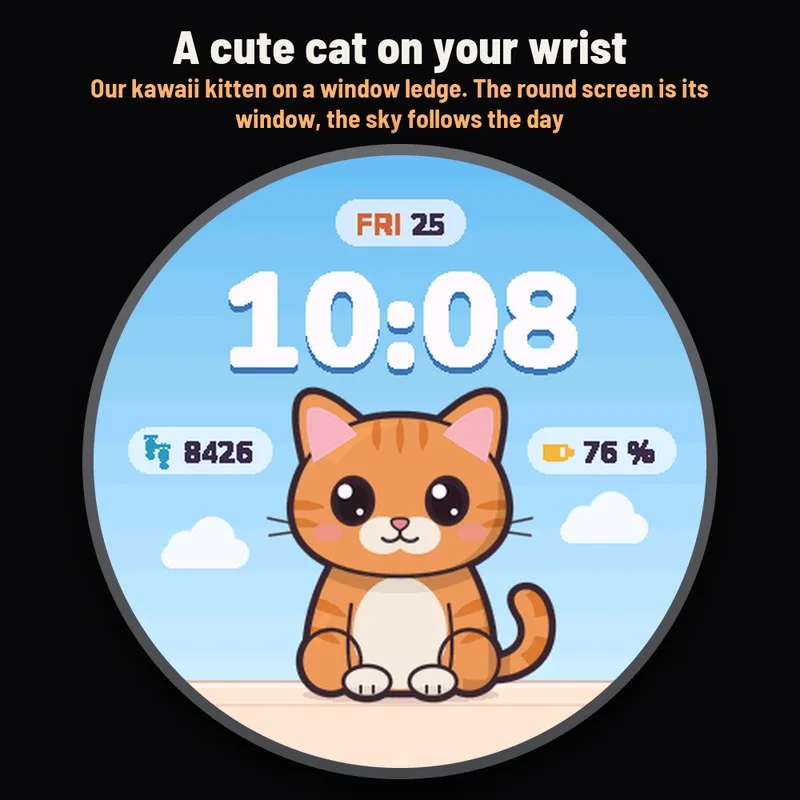 Astra Kitten watch face, gallery image 1