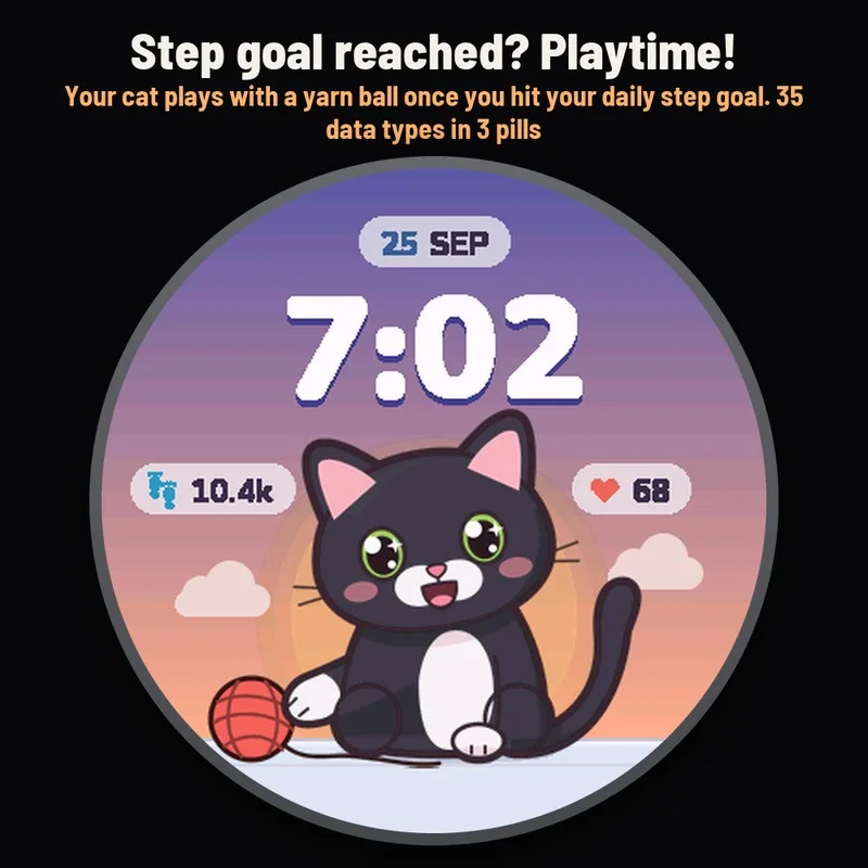 Astra Kitten watch face, gallery image 2