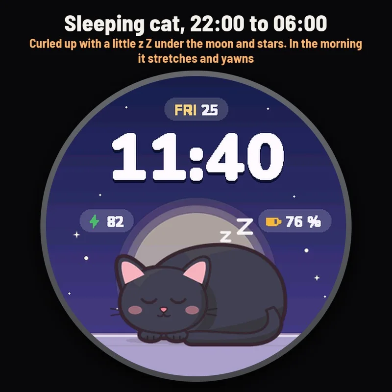 Astra Kitten watch face, gallery image 3