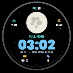 Astra Luna watch face preview