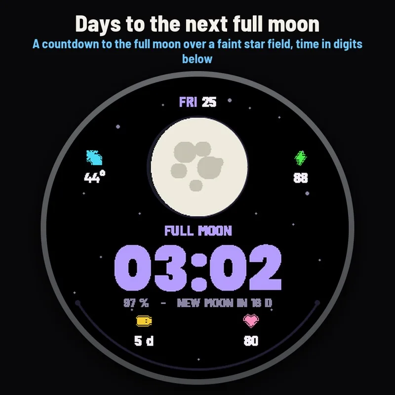 Astra Luna watch face, gallery image 2