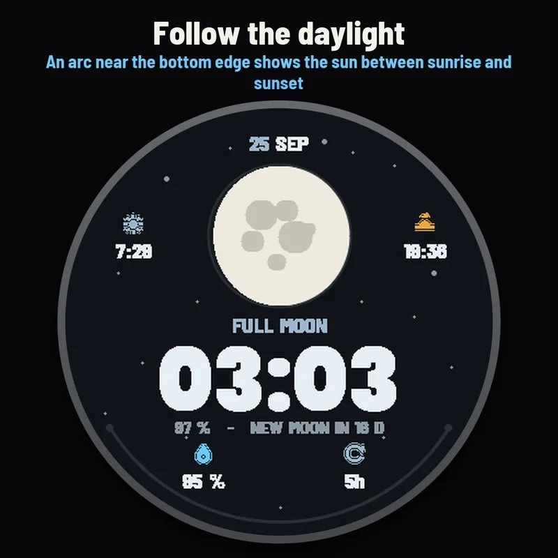 Astra Luna watch face, gallery image 3