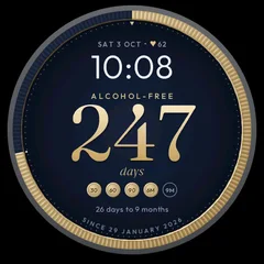 Astra Milestone watch face preview