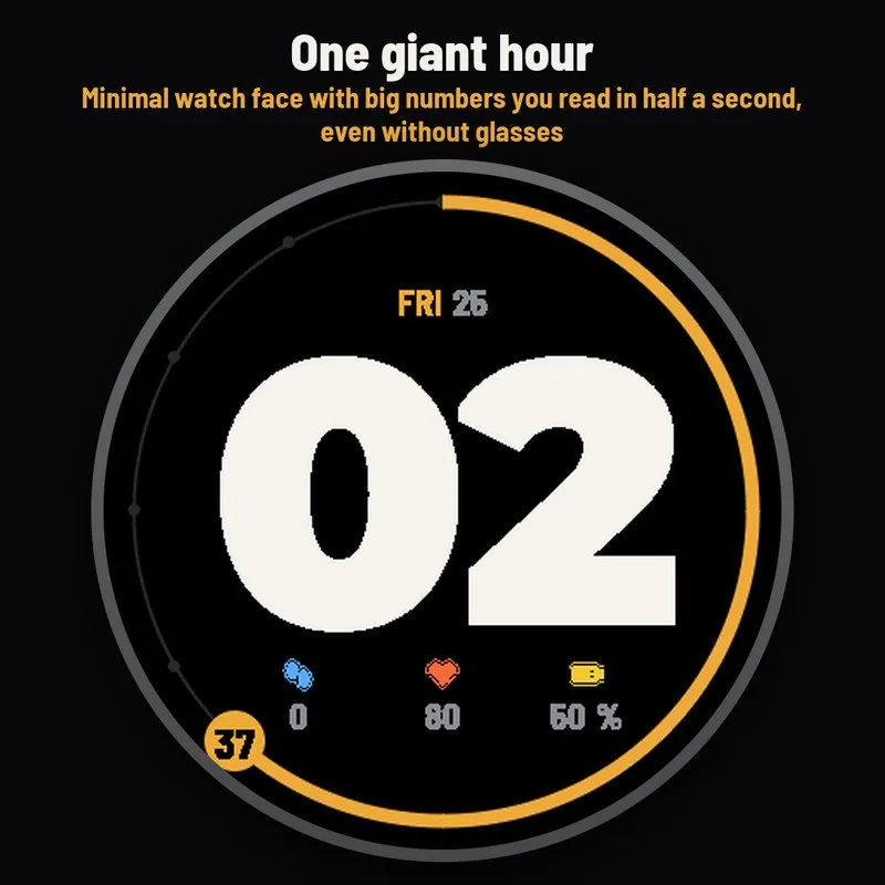 Astra Mono watch face, gallery image 1