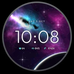 Astra Nebula watch face preview