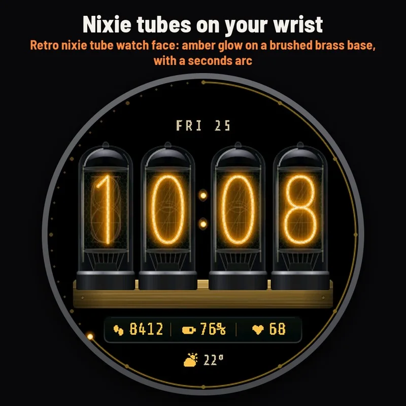 Astra Nixie watch face, gallery image 1
