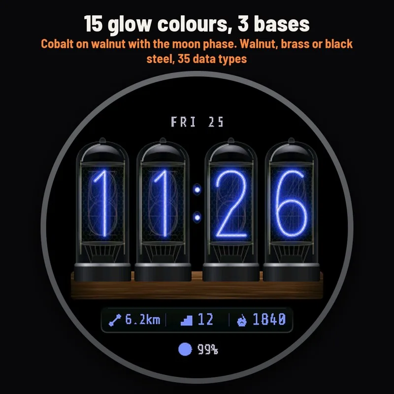 Astra Nixie watch face, gallery image 3
