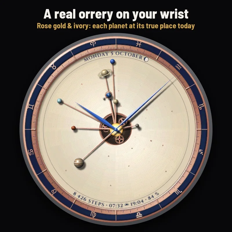 Astra Orrery watch face, gallery image 1