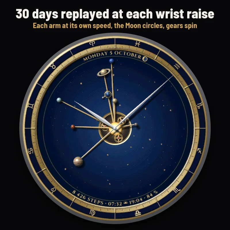 Astra Orrery watch face, gallery image 2
