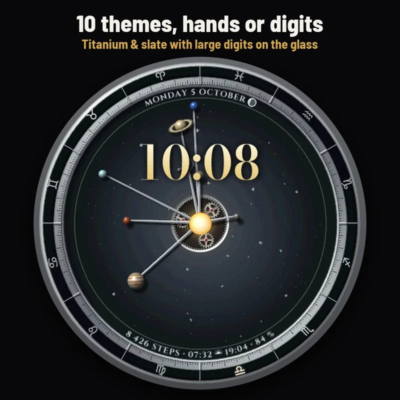 Astra Orrery watch face, gallery image 4