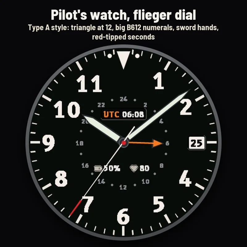 Astra Pilot watch face, gallery image 1