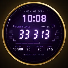 Astra Power Level watch face preview