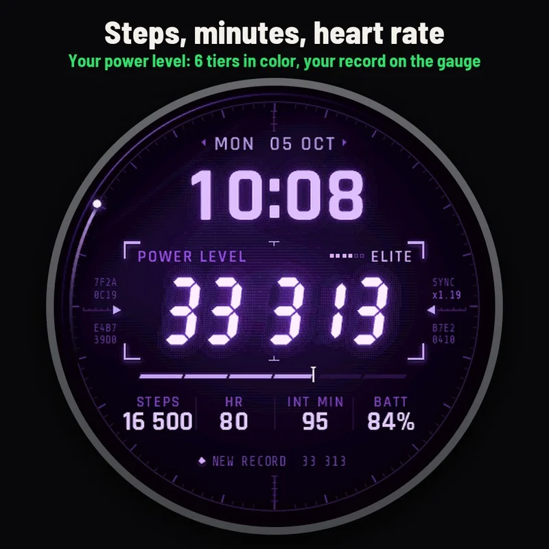 Astra Power Level watch face, gallery image 3