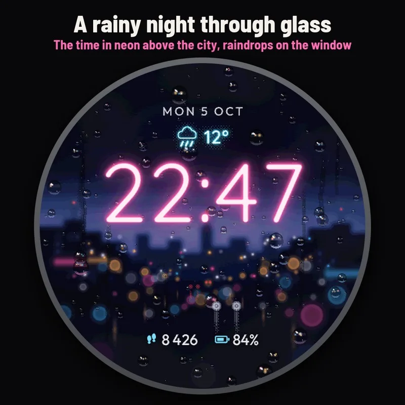 Astra Rainy watch face, gallery image 1