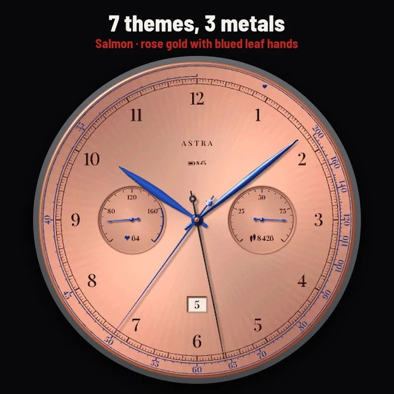 Astra Rattrapante watch face, gallery image 3