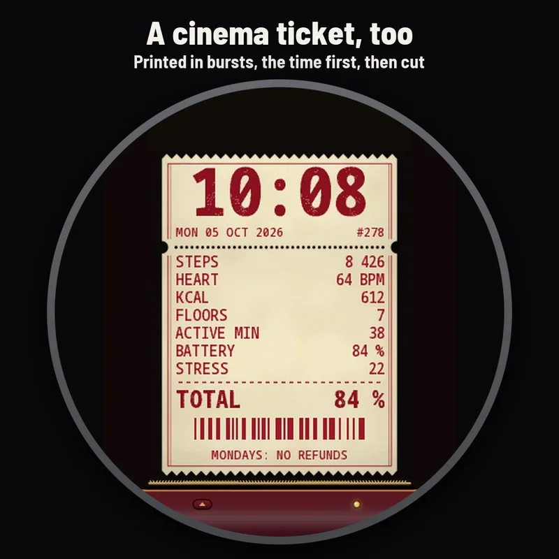 Astra Receipt Zifferblatt, Galeriebild 2