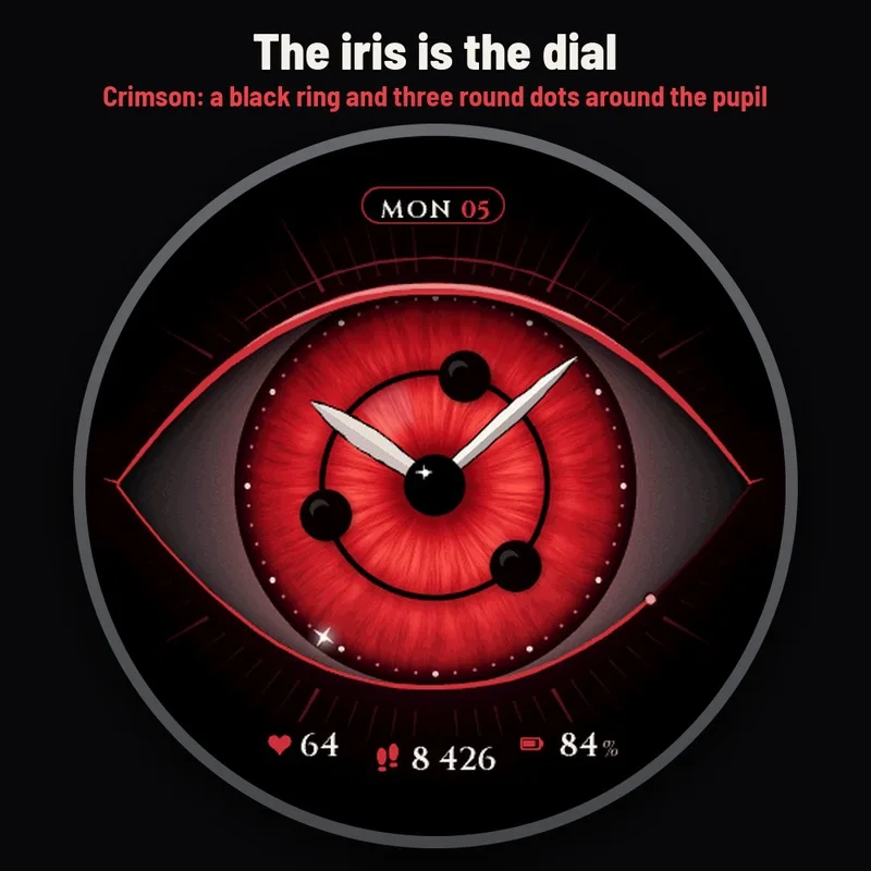 Astra Red Eye watch face, gallery image 1