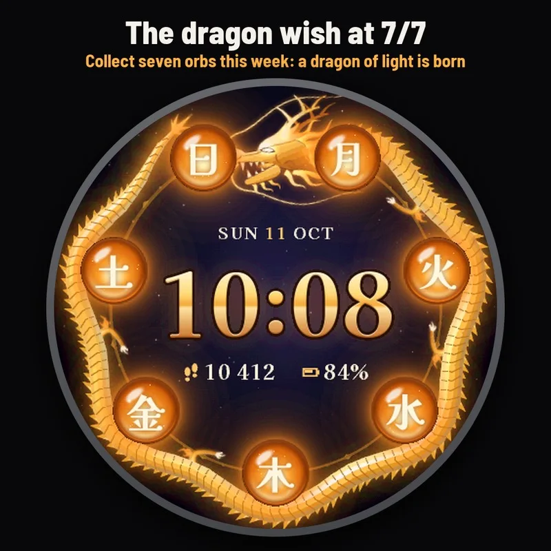 Astra Seven Orbs watch face, gallery image 1