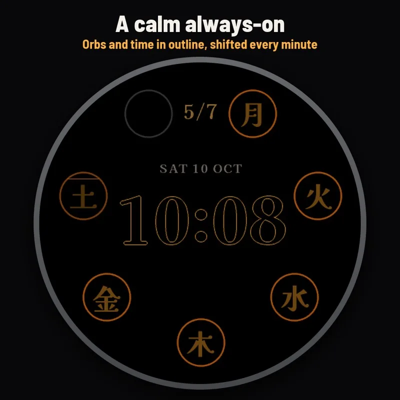 Astra Seven Orbs watch face, gallery image 5