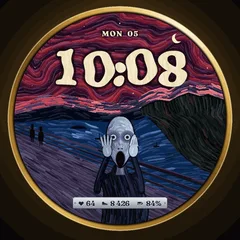 Astra Shriek watch face preview