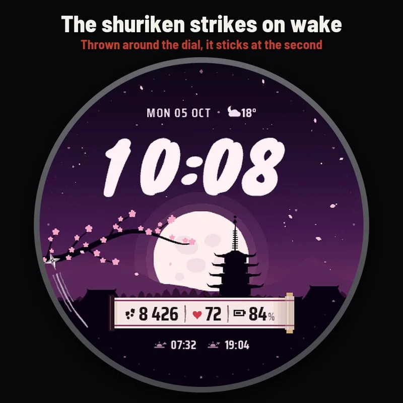 Astra Shuriken watch face, gallery image 2