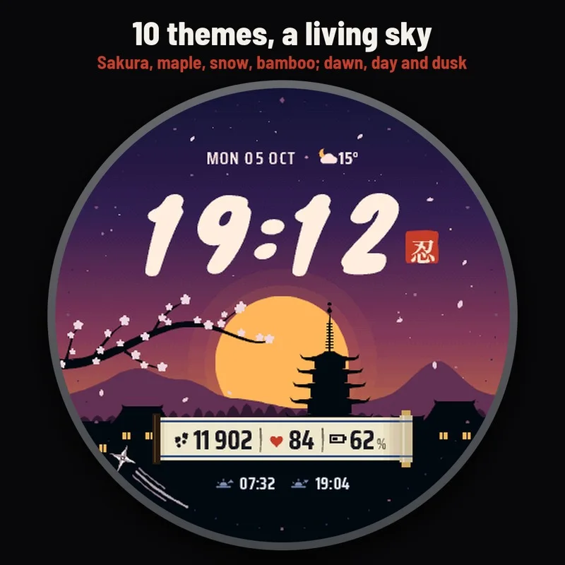 Astra Shuriken watch face, gallery image 3
