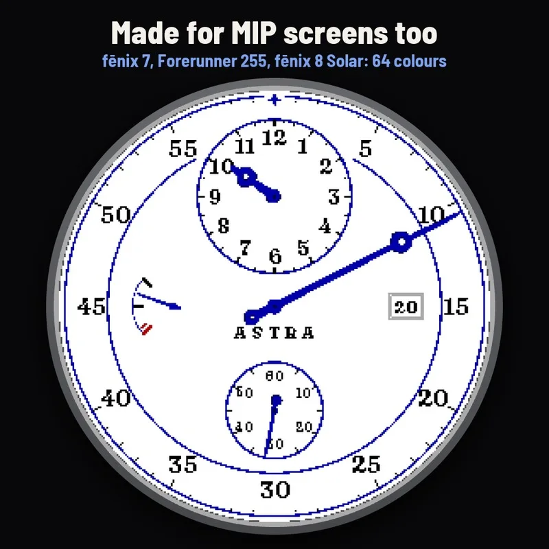 Astra Sidereal watch face, gallery image 4