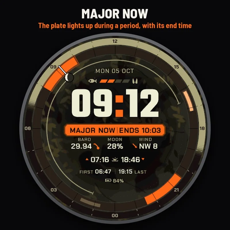 Astra Solunar watch face, gallery image 4