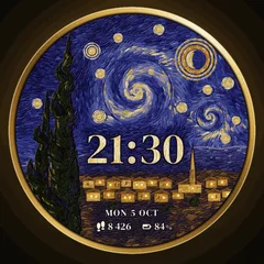 Astra Starry Night watch face preview