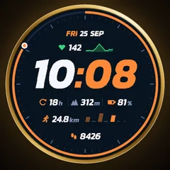 Astra Stride watch face preview