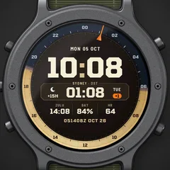 Astra Tactical GMT watch face preview