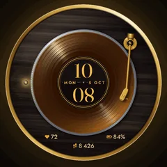 Astra Vinyl watch face preview